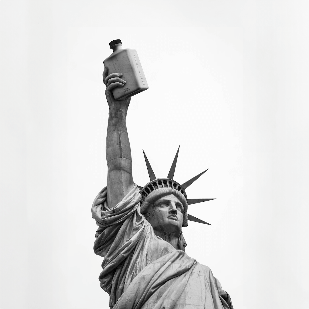 Tequila Dsgn en la estatua de la libertad 